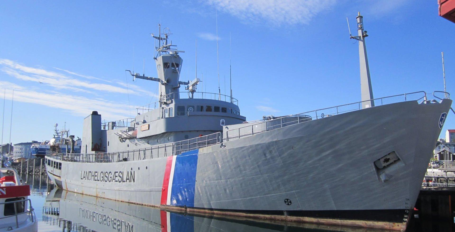 Táknmálsleiðsögn um varðskipið Óðinn